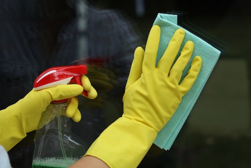 Professional office cleaning in Westkensington reception area