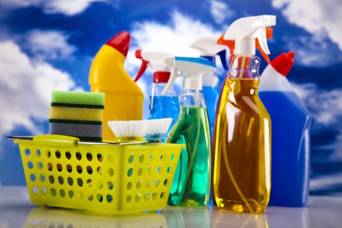 Commercial office cleaning team maintaining a tidy Westkensington office