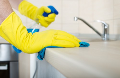 West Kensington cleaning service maintaining a bright and tidy room