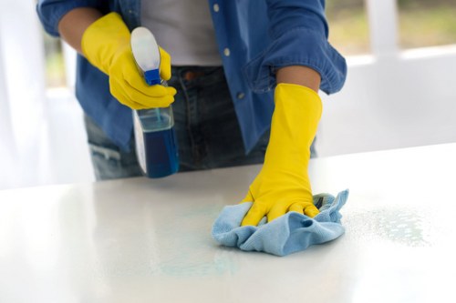Waste handling and safety compliance for cleaning services